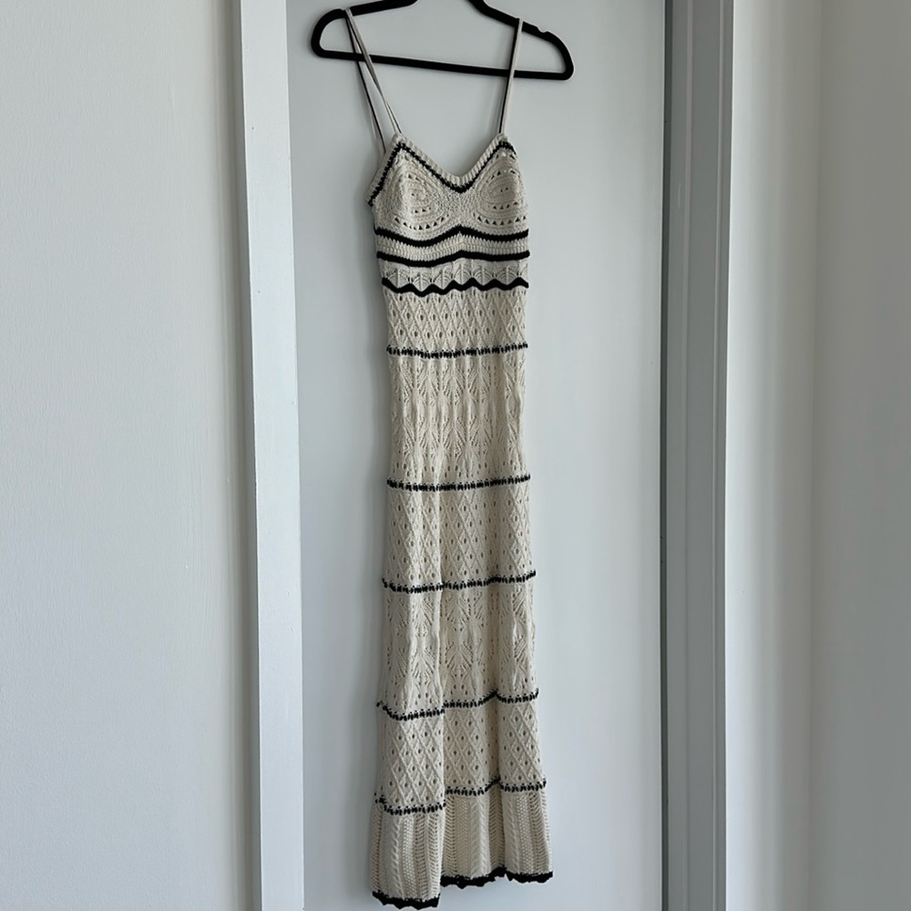Zara knit maxi dress
